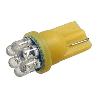 T10 DC 12V 7LED F3 0,6Lm 0,7W Y