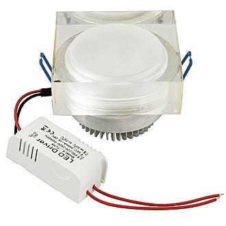 7*1W 220v 550Lm 3200K D90*90*30H