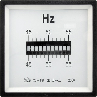 ЧМ 45-55Гц 220В  reed (96х96)