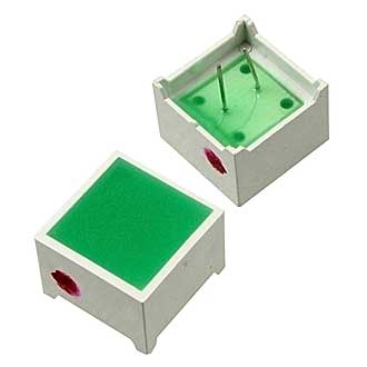 15X15mm 2V green  two-feet