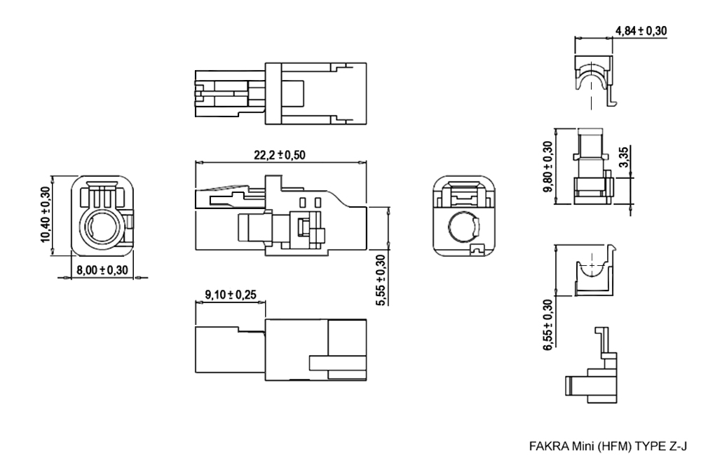 FAKRA Mini (HFM) TYPE Z-J